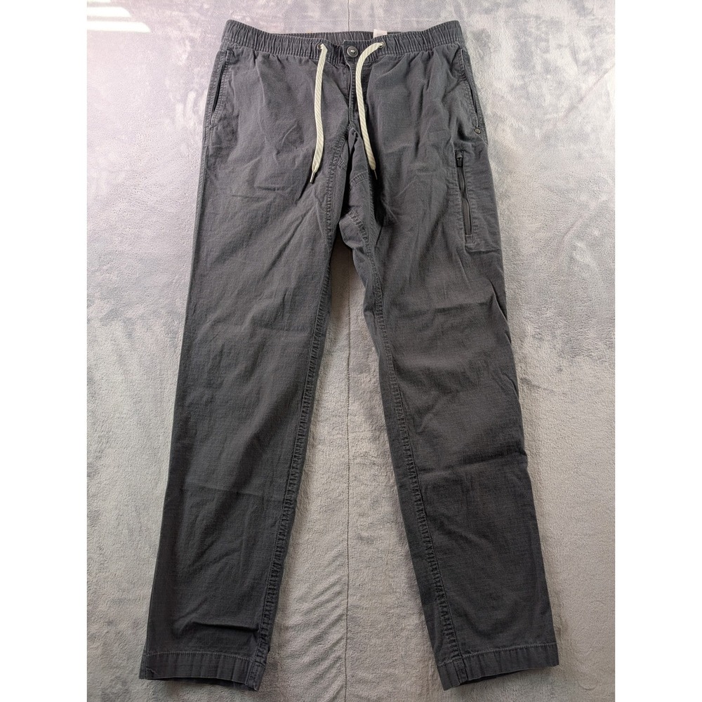 Vuori Ripstop Climber Pant Mens Large Charcoal Grey V412 Stretch Cotton Jogger